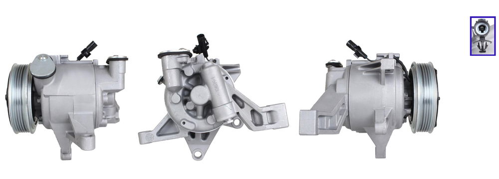 Kompressor, Klimaanlage Elstock 51-1143