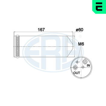 Trockner, Klimaanlage ERA 668017