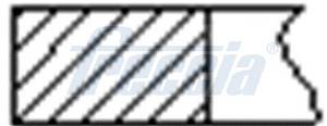 Kolbenringsatz freccia FR10-204500