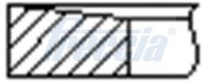 Kolbenringsatz freccia FR10-382200