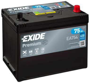 Starterbatterie Exide EA754