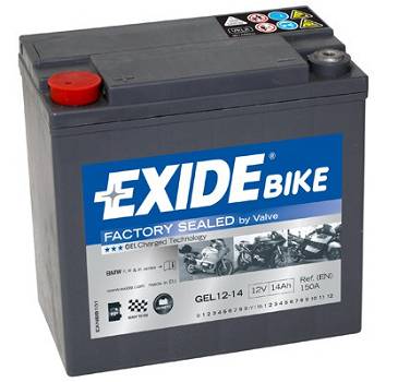 Starterbatterie Exide GEL12-14