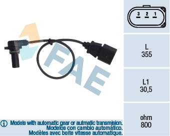 Sensor, Drehzahl FAE 79062