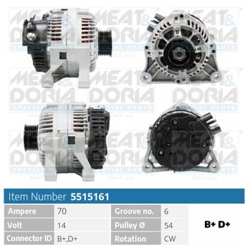 Generator Meat & Doria 5515161