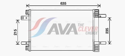 Kondensator, Klimaanlage AVA CN5311D