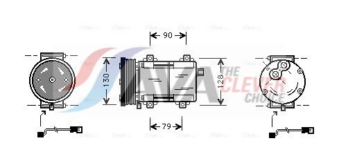 Kompressor, Klimaanlage AVA FDAK284