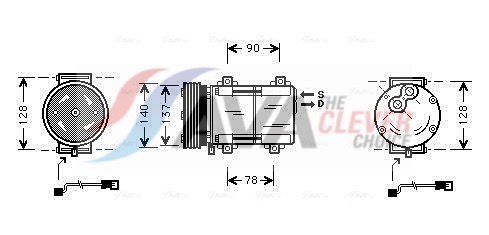 Ava Kompressor, Klimaanlage  FDAK288