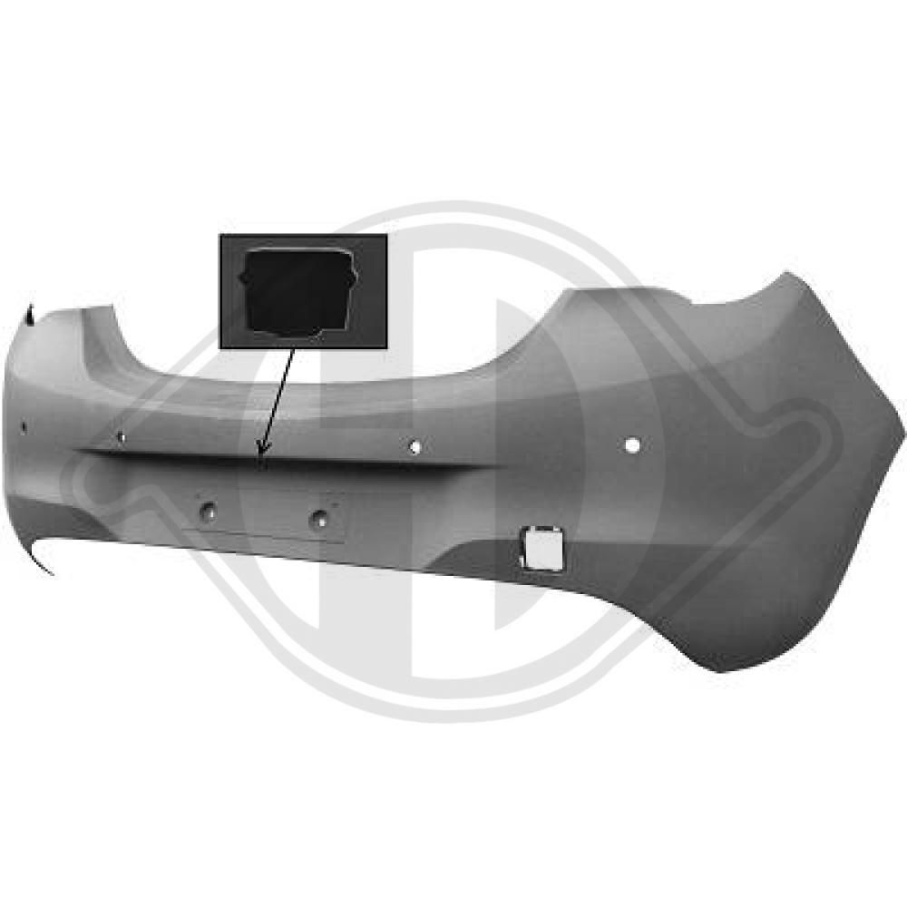 Diederichs Stoßfänger hinten  1815058