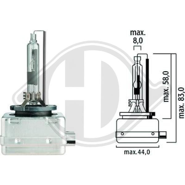 Glühlampe, Fernscheinwerfer Diederichs LID10003