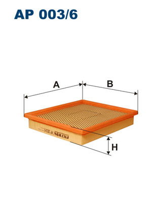 Filtron Luftfilter  AP 003/6