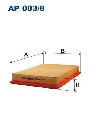 Filtron Luftfilter  AP 003/8