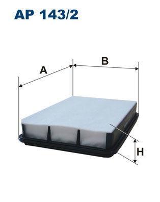 Filtron Luftfilter  AP 143/2