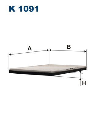 Filter, Innenraumluft Filtron K 1091