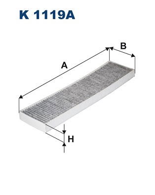 Filter, Innenraumluft Filtron K 1119A