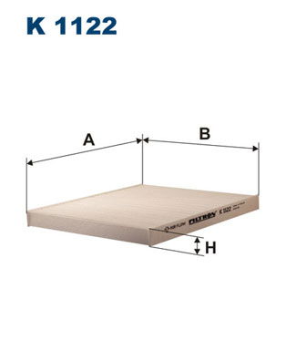 Filter, Innenraumluft Filtron K 1122