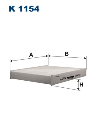 Filter, Innenraumluft Filtron K 1154