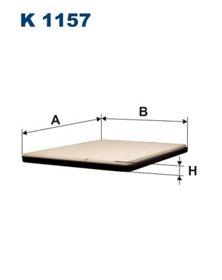 Filter, Innenraumluft Filtron K 1157