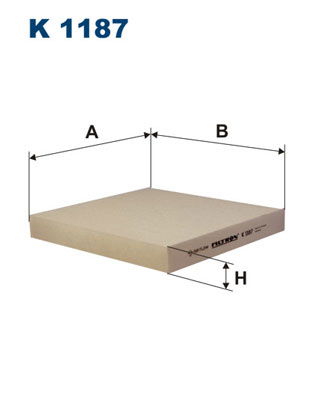 Filter, Innenraumluft Filtron K 1187