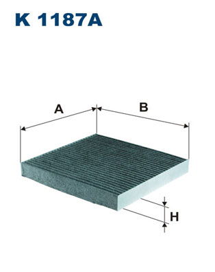 Filter, Innenraumluft Filtron K 1187A