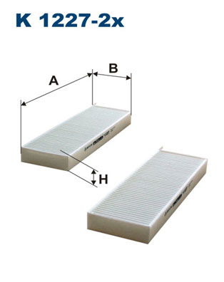 Filter, Innenraumluft Filtron K 1227-2x