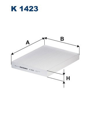 Filter, Innenraumluft Filtron K 1423