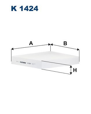 Filter, Innenraumluft Filtron K 1424