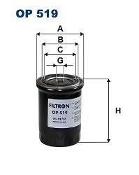 Ölfilter Filtron OP 519