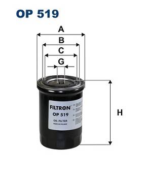 Ölfilter Filtron OP 519