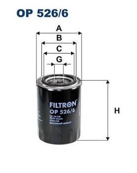 Ölfilter Filtron OP 526/6