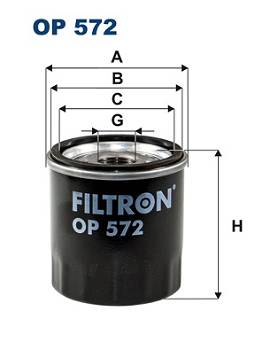 Ölfilter Filtron OP 572