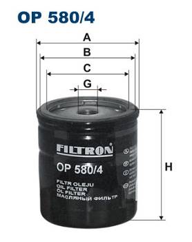 Ölfilter Filtron OP 580/4