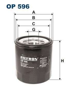 Ölfilter Filtron OP 596