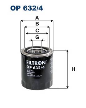 Ölfilter Filtron OP 632/4