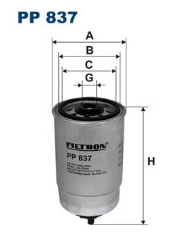 Kraftstofffilter Filtron PP 837