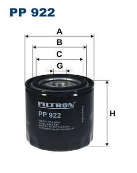 Kraftstofffilter Filtron PP 922