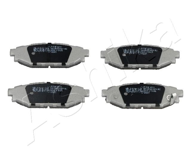 Bremsbelagsatz, Scheibenbremse Hinterachse Ashika 51-07-704