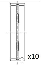 Kurbelwellenlager FAI Autoparts BM1025-STD