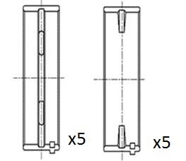 Kurbelwellenlager FAI Autoparts BM1026-STD