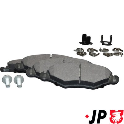 jpgroup Bremsbelagsatz, Scheibenbremse Vorderachse JP group 4163600910