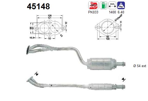 Katalysator AS 45148