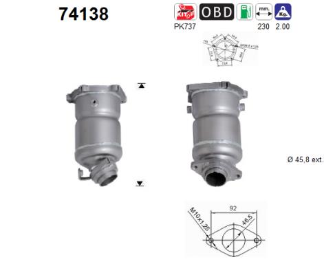 Katalysator AS 74138