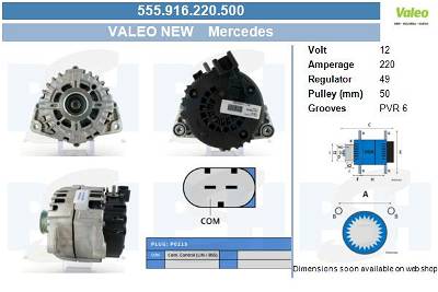 Generator CV PSH 555.916.220.500