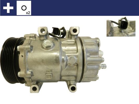 mahleoriginal Kompressor, Klimaanlage Mahle Original ACP 769 000S