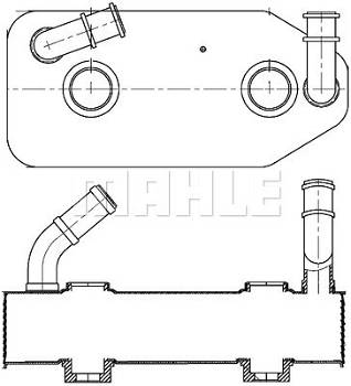 Ölkühler, Automatikgetriebe Mahle Original CLC 178 000S