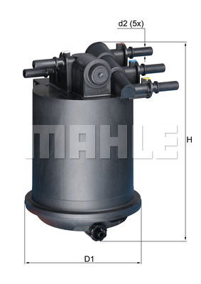 Kraftstofffilter Mahle Original KL 414