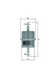Kraftstofffilter Mahle Original KL 63