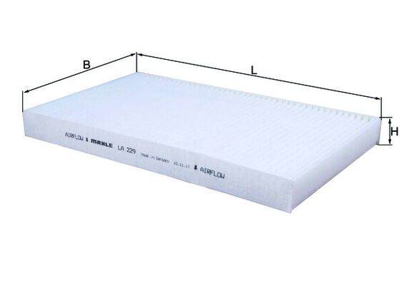 mahleoriginal Filter, Innenraumluft Mahle Original LA 229