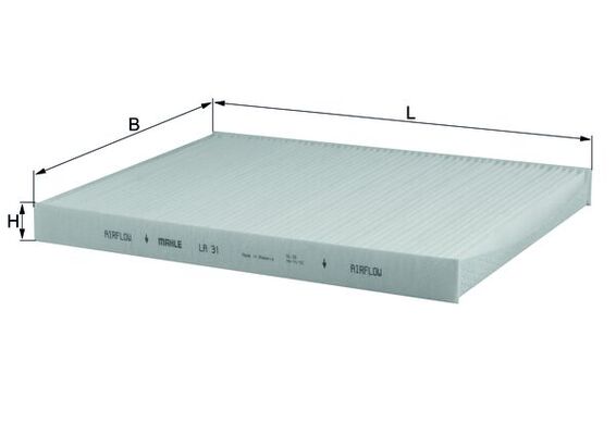 mahleoriginal Filter, Innenraumluft Mahle Original LA 31