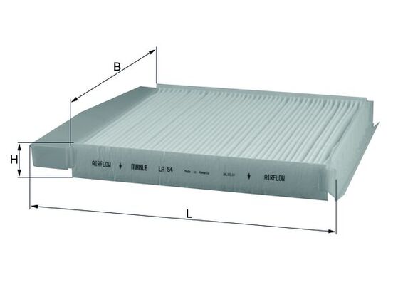 mahleoriginal Filter, Innenraumluft Mahle Original LA 54