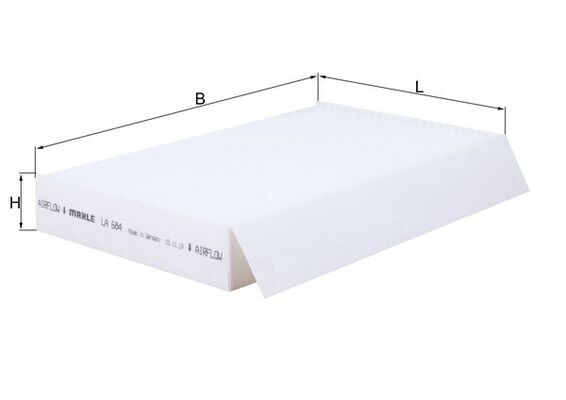 mahleoriginal Filter, Innenraumluft Mahle Original LA 684